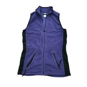 THE NORTH FACE WOMENS FLEECE ZIP UP VEST SZ SMALL